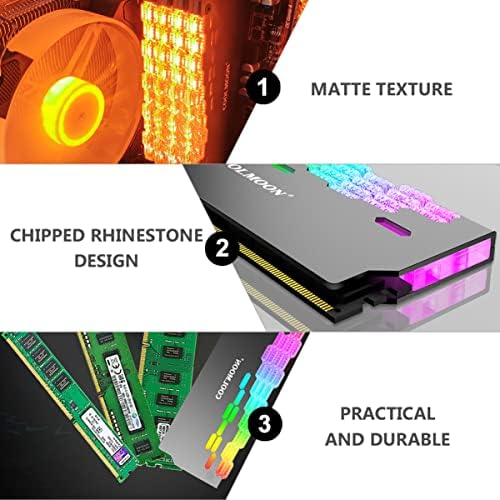 אביזרי מחשב סולסטר זיכרון מחשב RGB אפקט אור מחשב אביזר מחשב כיס כיס כיס שולחן עבודה אפקט אור אפקט אלומיניום