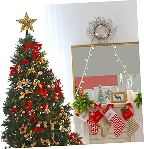 Valiclud 1pc אורות עץ חג המולד אורות דה פארה חיצוניים עץ כוכב טופר מואר מואר מנורה כוכב צמרת צמרת קישוטי חוץ