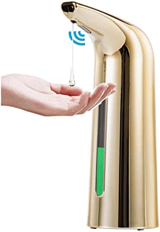 מתקן סבון אוטומטי של גוליקה, מתקן סבון נוזלי נטול מגע זהב, מתקן חיטוי ידיים נטול מגע, עם חיישן תנועה אינפרא