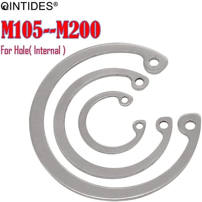 קינטידס מ105 מ '200 מעגלים לחור טבעת שמירה נושאת טבעת הצמד חור 65 מ' /304 טבעת מהדק נירוסטה