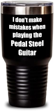 אני לא עושה טעויות כשנגנת בגיטרה דוושת גיטרה כוס מוזיקאי מצחיק ציטוט עם כוס מבודד מתנה מצחיקה עם