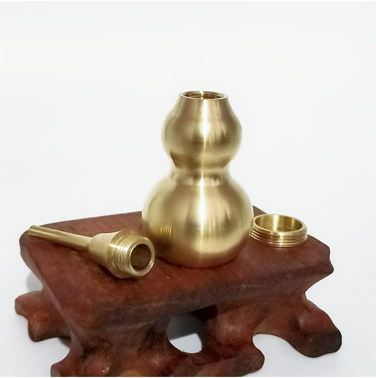 Qiankao 黄铜 空 心葫芦 钥匙扣 挂件 手工 黄铜葫 芦 礼品