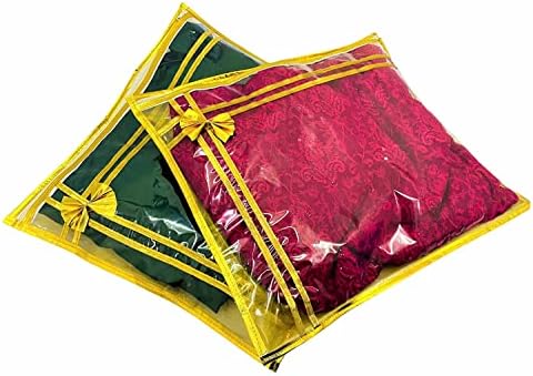 הנס מוצר יחיד סארי / חליפת אריזה 10 חתיכה פרח סארי כיסוי / סארי תיק ארגונית עבור ארון אחסון או מתנה .