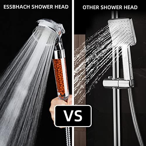 אסבאך זן גוף מקלחת ראש, גבוהה לחץ כף יד גשם 3 מצב מקלחת קנאה מקלחת ראש מסנן עבור יבש שיער ועור
