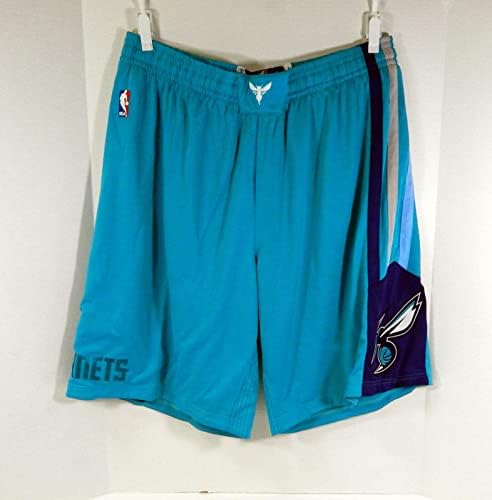 משחק שרלוט הורנטס 2014-15 הונפק מכנסיים קצרים 4xl DP41523 - משחק NBA בשימוש