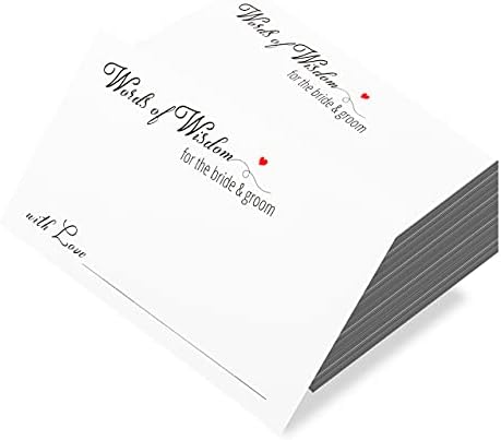 RXBC2011 מילות כרטיסי חוכמה לכרטיס ייעוץ לחתן וחתן לחתונה החדשה של MR ו- MRS חתונה טריים נינוחים קלף משחק