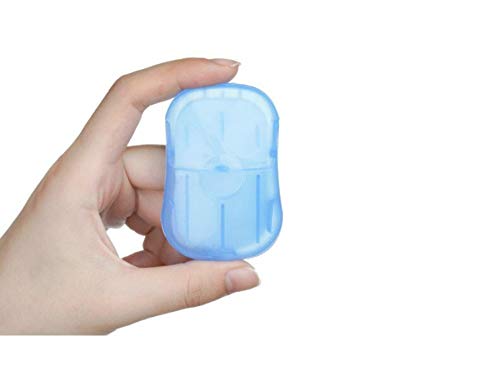 Lovshine 12 קופסאות 240 גיליונות ניידים חד פעמיים שטיפת ידיים יריעות סבון סבון חד פעמי חתיכת סבון