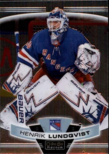 2019-20 O-Pee-Chee Platinum 45 Henrik Lundqvist New York Rangers כרטיס מסחר בהוקי NHL