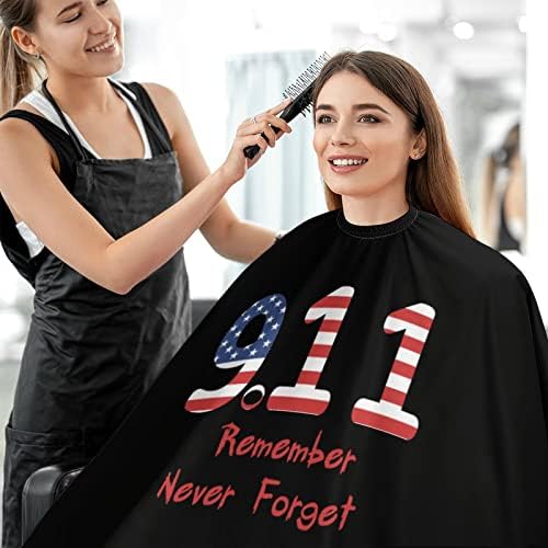 11 בספטמבר זכור לעולם אל תשכח שיער ספר חיתוך כף תספורת אטום למים עם סגירה מתכווננת מספרה מספרה צביעה