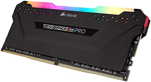 Corsair Vengeance RGB Pro 64GB DDR4 3000 C16 זיכרון שולחן עבודה - שחור