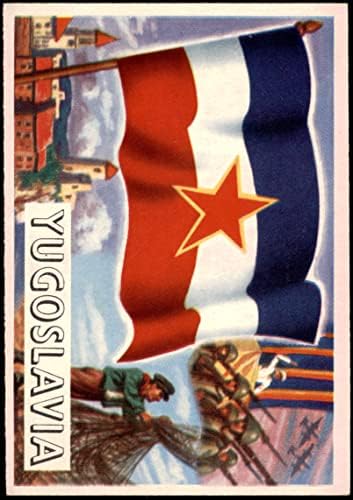 1956 Topps 63 Yugoslavia ex/mt