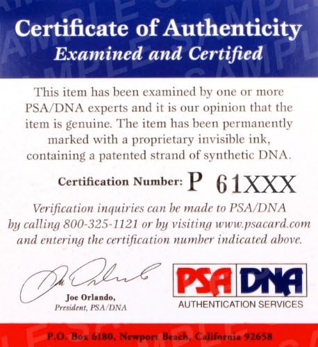 1984 ג'ים פאלמר חתום על כרטיס אלופת דונרוס PSA/DNA Slabped 83705117 - כרטיסי חתימה עם חתימה של