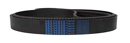 D&D PowerDrive CX105/04 חגורה פס, 7/8 x 109 OC, 4 להקות, גומי