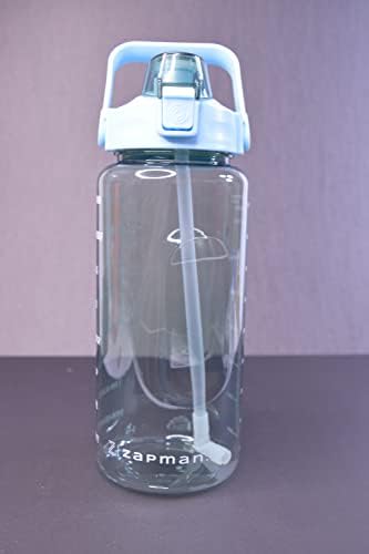 זפמן. 2ltr/64oz/חצי ליטר BPA בקבוק מים מוטיבציוני בחינם לבקבוק מים מקורה/חיצוני/חדר כושר/ספורט