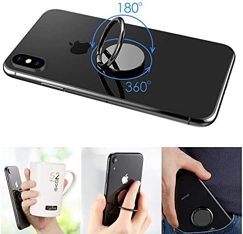 טלפון סלולרי פוקאני מחזיק טבעת מתכת אחיזת אצבעות אצבע ביציבות בעיטה של ​​360 מעלות סיבוב מתכוונן