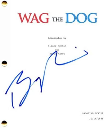 בארי לוינסון חתימה חתימה חתימה על התסריט המלא של הכלב - בכיכובו של רוברט דנירו, דסטין הופמן, הטבעי,
