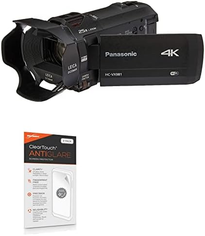 מגן מסך גלי תיבה עבור Panasonic HC-VX981K-ClearTouch אנטי-בוהק, עור סרט מט של טביעות אצבע עבור