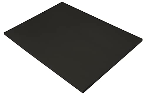 נייר בנייה של Prang, שחור, 18 x 24, 50 סדינים