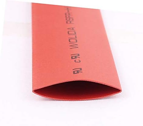 חוט עטיפה של שרוול X-Deree חוט פוליאולפין חום חום ערכת צינורות צינורות 4.9ft אדום 3 יחידות (Juego