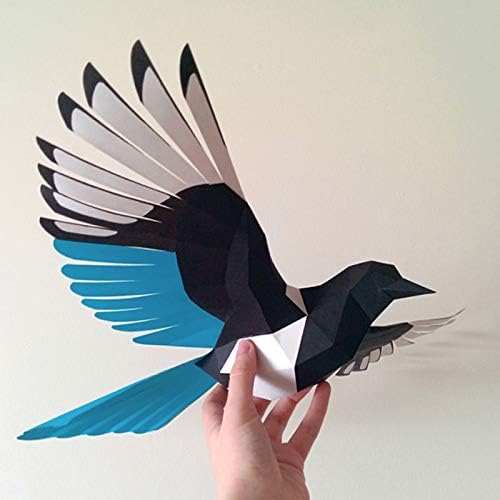 WLL-DP 3D SAINT נייר נייר נייר פסל בעבודת יד DIY דגם נייר בעלי חיים דגם נייר מגור