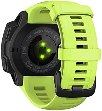 שחרור מהיר של Buday Silicone Silicone Watchband לרצועת החלפת אינסטינקט Garmin