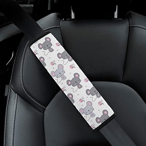 שינה של חגורת בטיחות עכבר ישן כרית כרית כרית כרית חתיכה אחת המתאימה לשקית כתף של חגורת הבטיחות לרכב