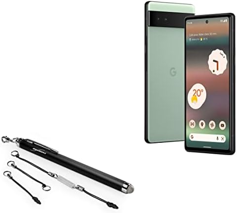 עט עט Boxwave Stylus תואם ל- Google Pixel 6A - Evertouch Capacitive Stylus, קצה סיבים קיבולי עט עט עבור Google