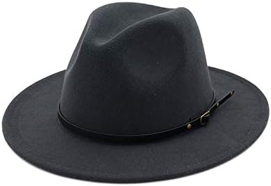 כובע פנמה רחב שוליים חגורת תקליטון נשים קלאס