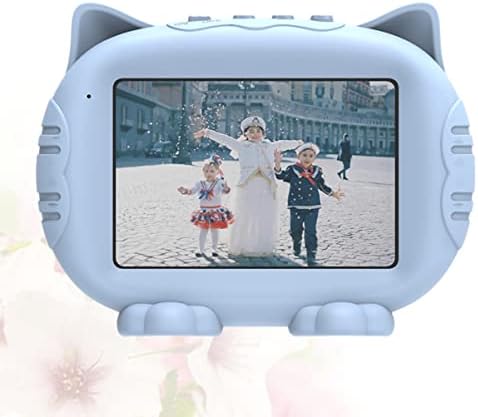 KISANGEL מסגרת דיגיטלית 3 יחידים מבוגרים שעון כחול ללא תמונה ילדים ילדים ילדים אלקטרוניים לאחסון