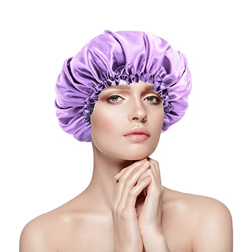 כובעי מקלחת לנשים לשימוש חוזר לנשים אטומות למים כובעי מקלחת לשימוש חוזר כובע שיער EVA למקלחת