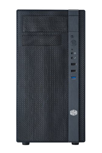 מצנן מאסטר נ200-מארז מחשב מיני מגדל עם לוח קדמי מרושת לחלוטין ומטקס / מיני-איטקס ותרמלטק חכם 500 וואט