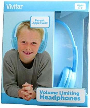 Vivitar v12009-blu לילדים בטוחים אוזניות מבוקרות בנפח, כחול