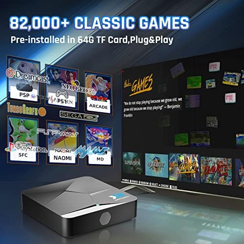 קונסולה סופר אקס 2 מותקנת מראש 82,000 + משחקים קלאסיים, קונסולות משחקים תואמות לפ. ס. פ / נעמי / עטרי וכו',