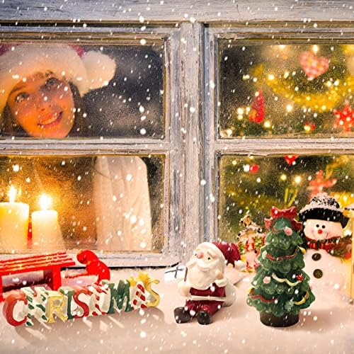 חג המולד אקווריום קישוט האקווריום יצירתי אקווריום שרף קישוט חג המולד סדרת גינון דקור חג המולד עץ סנטה דוב