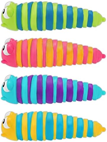JA-RU סוחט צעצוע של Slug Slug Slug Slug Slug Slug Slug Slug Slug תולעת קשת לתינוקות לילדים פעוטות ילדים