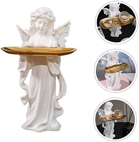 Homoyoyo מגש מלאך עיצוב בית אביזרים ביתיים דקור שולחן טופר פסלון אוחז