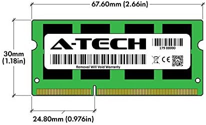 זיכרון זיכרון A-Tech 8GB עבור Lenovo ThinkPad T440 Core I7-DDR3 1600MHz PC3-12800 NON ECC SO-DIMM