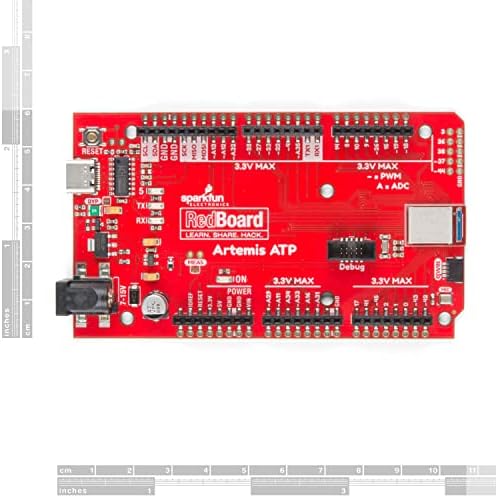 Sparkfun Redboard Artemis ATP לוח פיתוח למידת מכונה כולל BLE 1 מגה-בייט פלאש USB-C QWIIC I2C