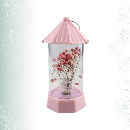 מנורת לילה אור מוסיקלי מנורת שולחן פרח מנורת לילה נייד עבור תינוק בנות צעצועי מתנת יום הולדת סלון