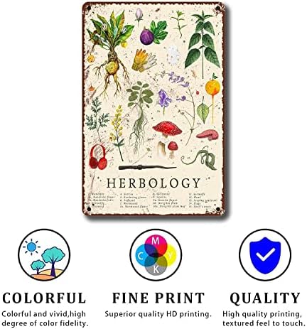 פוסטר Herbology Herbology Poster שלט פח וינטג