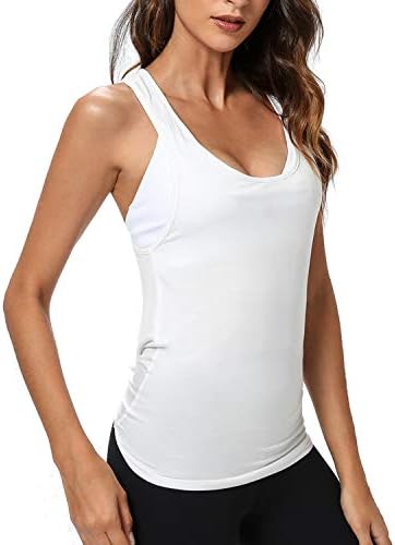 Lierkiss Open Back Yoga Selllic נשים טנק חולצות כותנה חולצות אימון לנשים