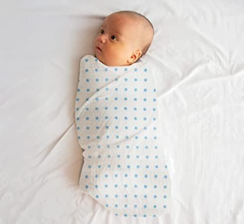 שמיכות חוטף לתינוקות של מוסלין כותנה לילודים- רכים, נעימים ועמידים- הפכו את השינה של התינוק שלכם לנוחה