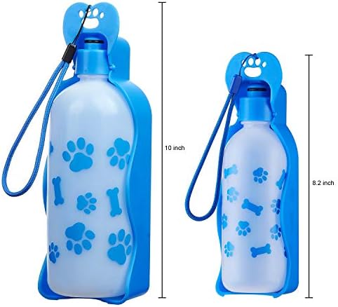 בקבוק מים לכלבים 325 מ ל / 11 עוז 650 מ ל/22 עוז מתקן נייד נסיעות בקבוק מים קערה עבור כלב חתול קטן