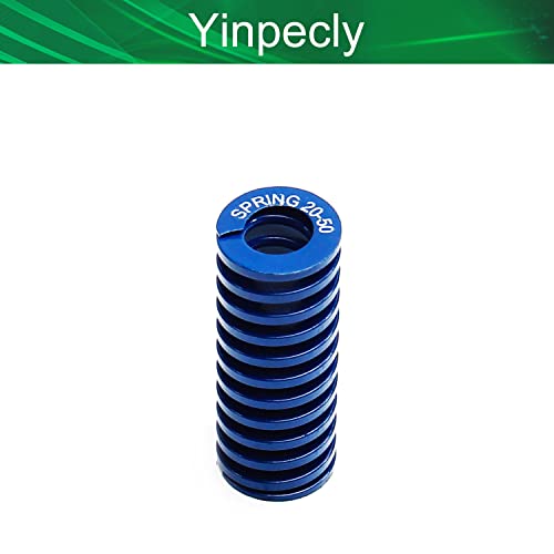 Yinpely 20 ממ OD 10 ממ מזהה 50 ממ חותמת ספירלה אורך עומס אור דחיסה קפיץ למות, לציוד מכני אביזרי מדפסת תלת