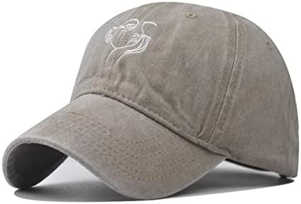 SSDXY וינטג 'שטוף כובעי בייסבול כובעי בייסבול במצוקה סטרפבק מתכוונן כובע אבא כותנה בלתי מוגן לגברים