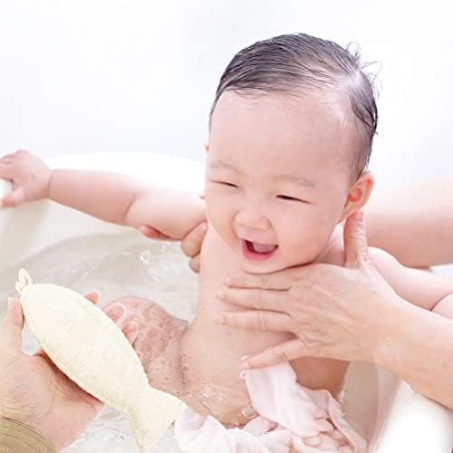 מגבות לתינוקות מרפא מגבות תינוקות 2 יחידות לופיה טבעית ספוג מקלחת לופה ספוג אמבטיה גוף גוף גוף טבעי לופה