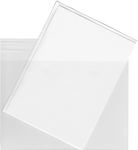 שקיות מעטפת פלסטיק שקופות, 7-100 שקיות מעטפה