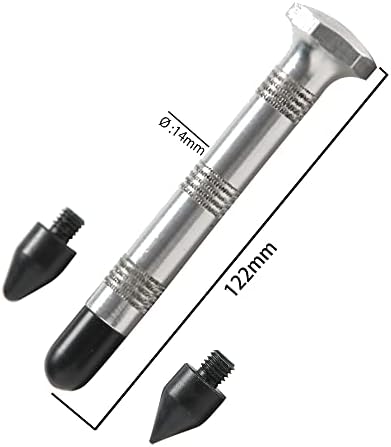 כלי PDR מפיל עט אלומיניום עם פלדה ופלסטיק קצה ומגנט ללא צבע ללא צבע, פגיעה בגוף נזק לגוף