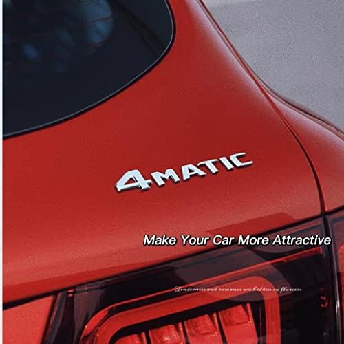 סמלי מכוניות Cosintec תלת מימד תואם אותיות מכוניות תואמות ל- A & M & G ， מדבקות סמל תג מגניב למטען אחורי
