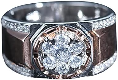 2023 אווירה מצופה שני טבעות צבעוניות טבעת נישואין פופולרית טבעת נישואין טבעת נער נער טבעות